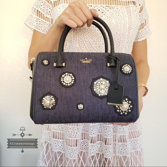 NWT Kate Spade Cameron Street Denim Crossbody Bag - Picture 4 of 8